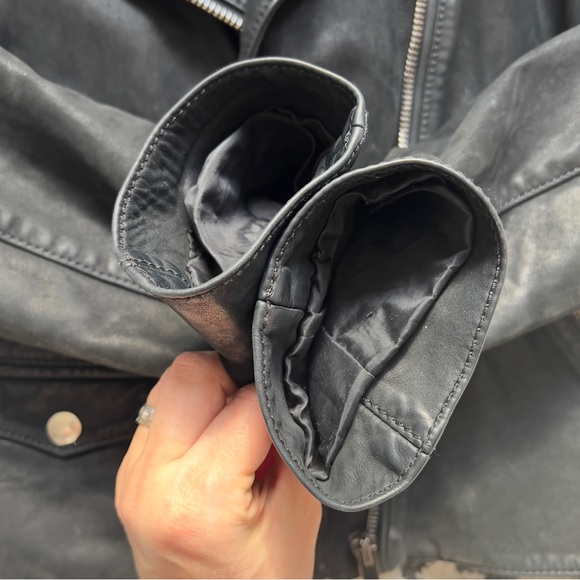 The Kooples black leather jacket - Picture 11 of 15